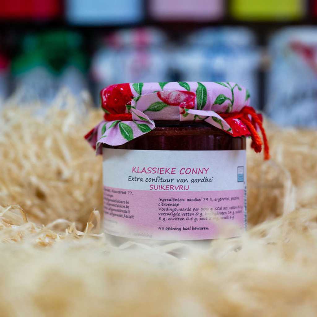 Suikervrij - Extra confituur aardbei afbeelding